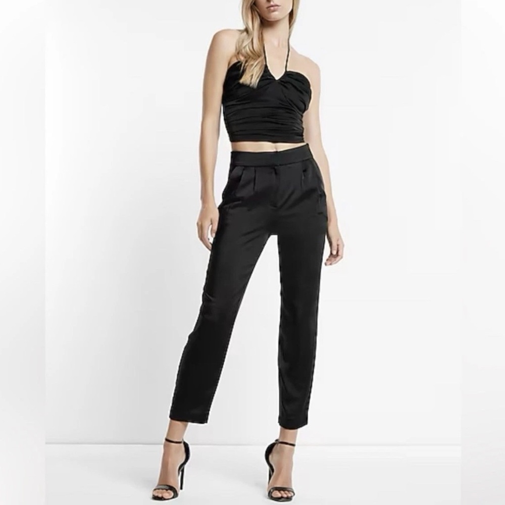 Express satin trousers